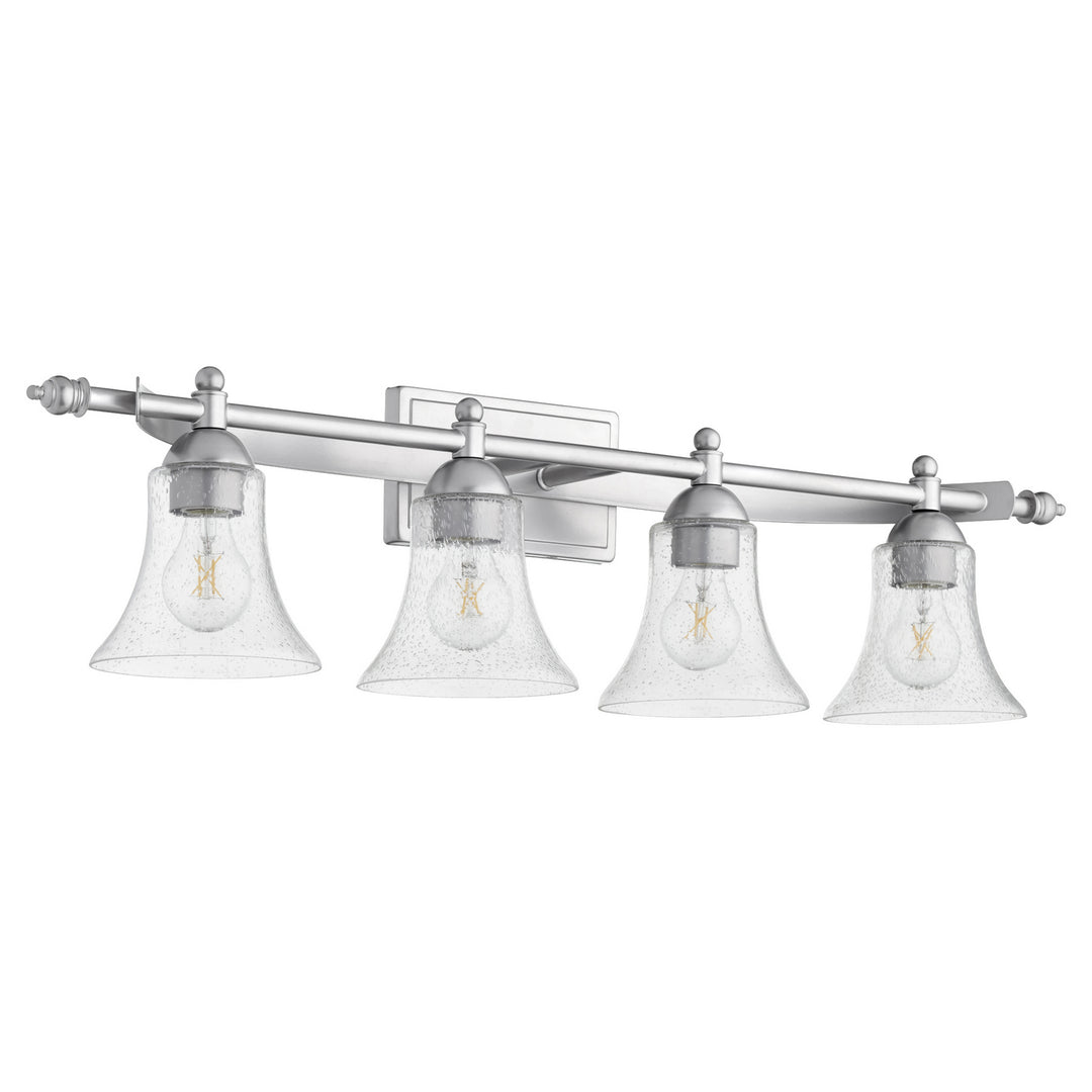 Quorum Aspen 5077-4-64 Bath Vanity Light 36 in. wide - Classic Nickel