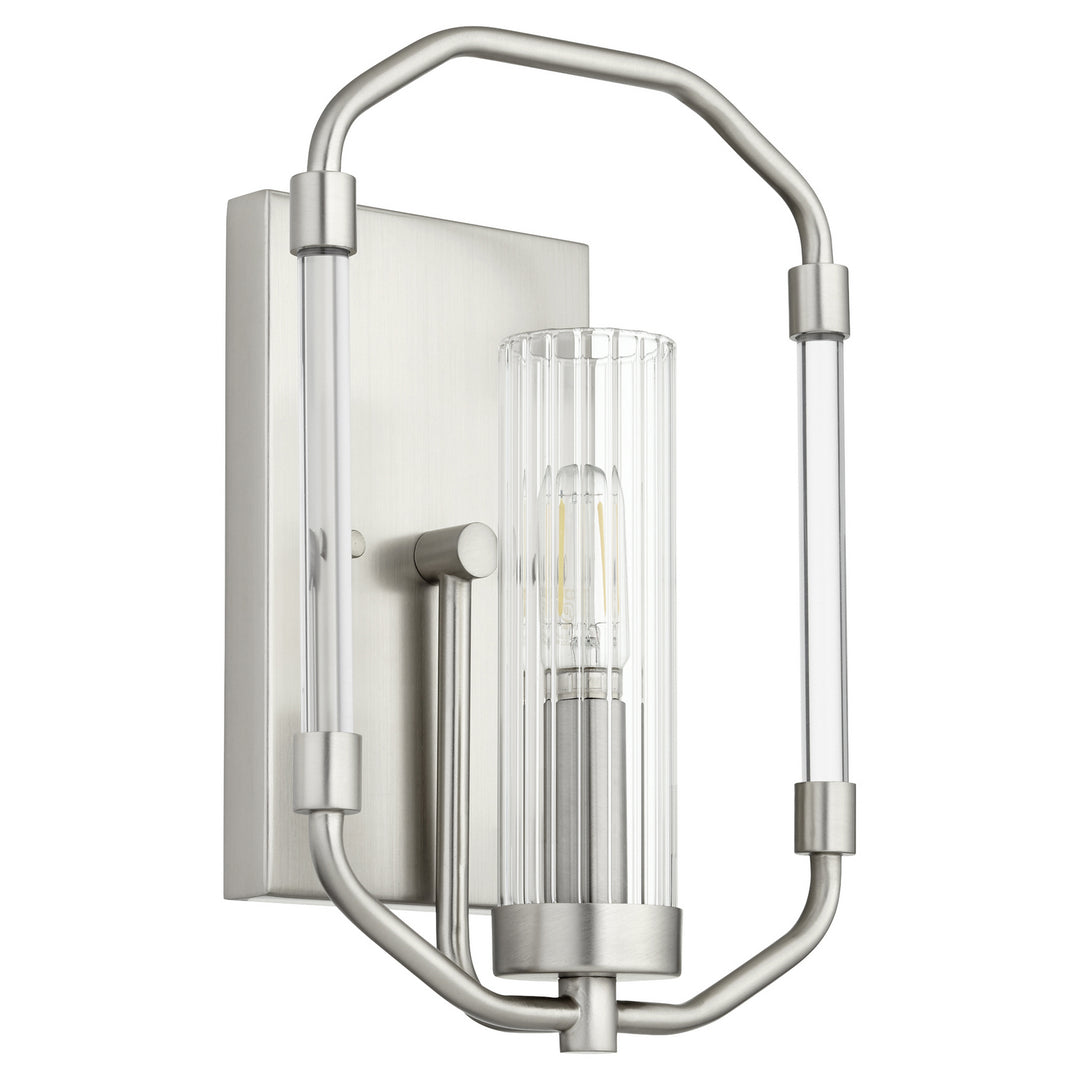Quorum Citadel 5163-1-65 Wall Sconce Light - Satin Nickel