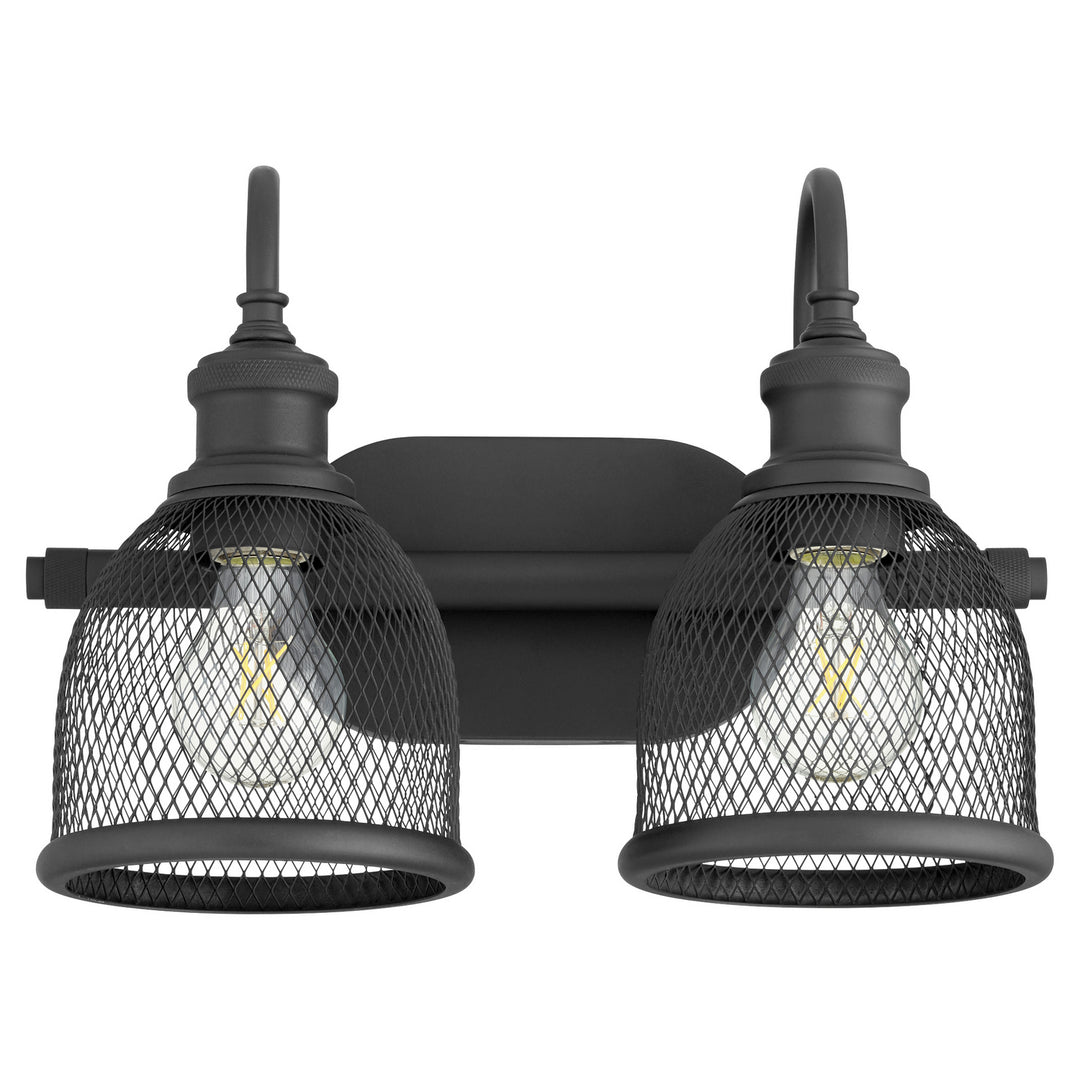 Quorum Omni 5212-2-69 Bath Vanity Light 15 in. wide - Textured Black