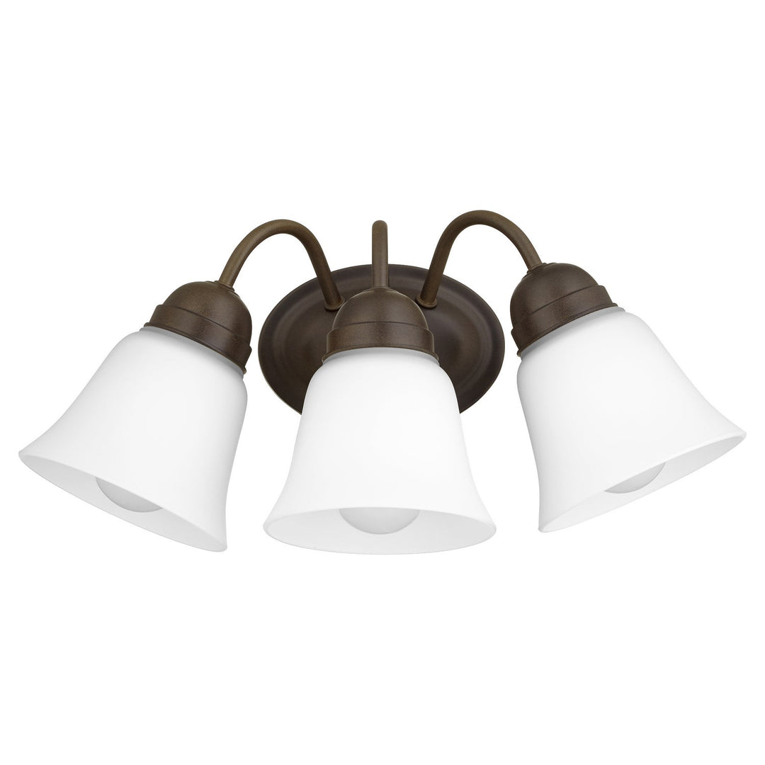 Quorum 5404 Series 5404-3-86 Bath Vanity Light 17 in. wide - Oiled Bronze