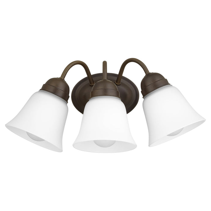 Quorum 5404 Series 5404-3-86 Bath Vanity Light 17 in. wide - Oiled Bronze