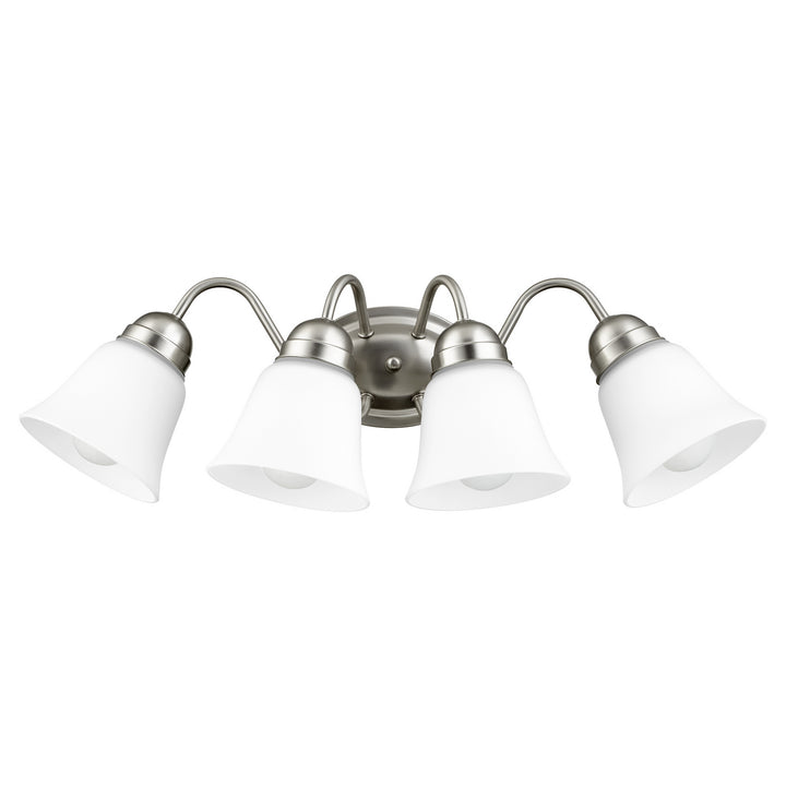Quorum 5404 Series 5404-4-65 Bath Vanity Light 24 in. wide - Satin Nickel