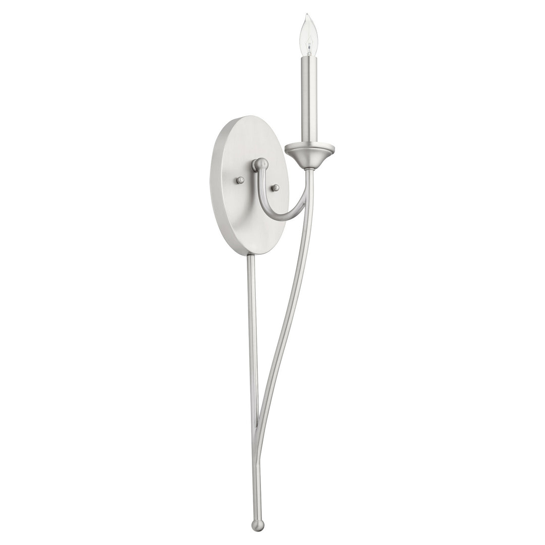 Quorum Brooks 5650-1-65 Wall Sconce Light - Satin Nickel