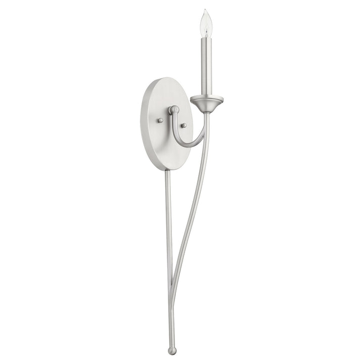 Quorum Brooks 5650-1-65 Wall Sconce Light - Satin Nickel
