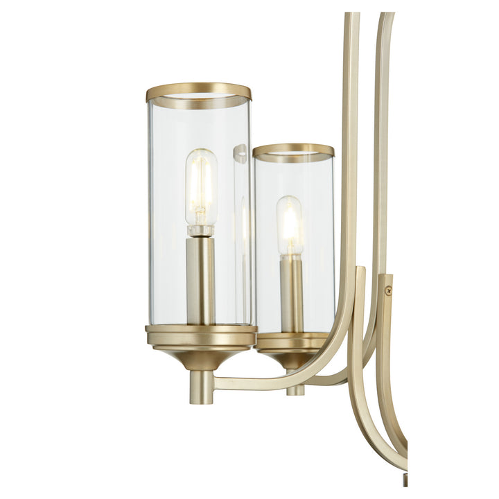 Quorum Collins 6044-4-80 Chandelier Light - Aged Brass