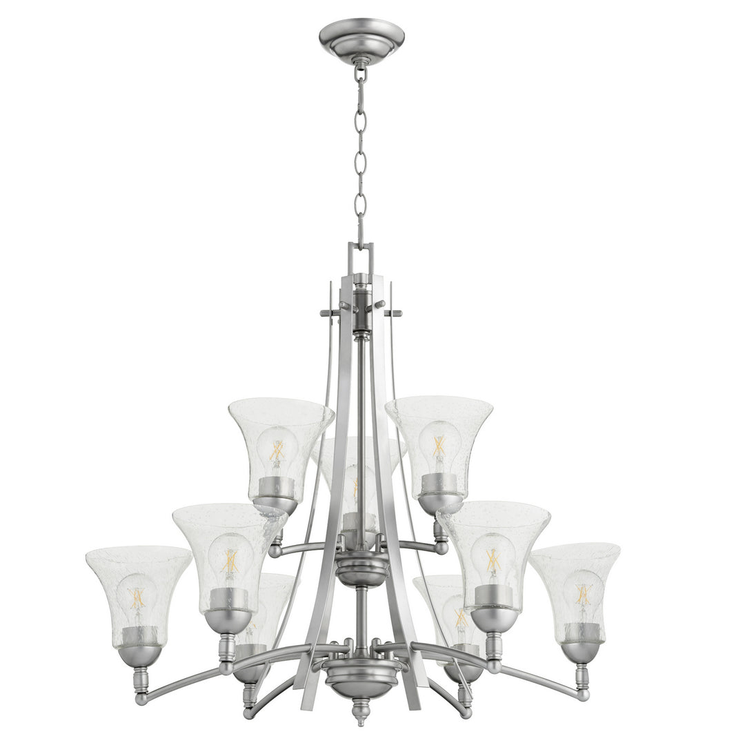 Quorum Aspen 6177-9-64 Chandelier Light - Classic Nickel