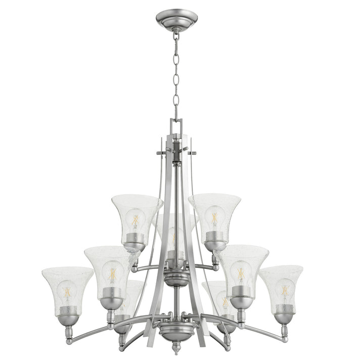 Quorum Aspen 6177-9-64 Chandelier Light - Classic Nickel