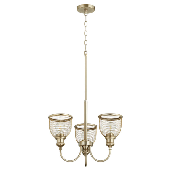 Quorum Omni 6212-3-80 Chandelier Light - Aged Brass