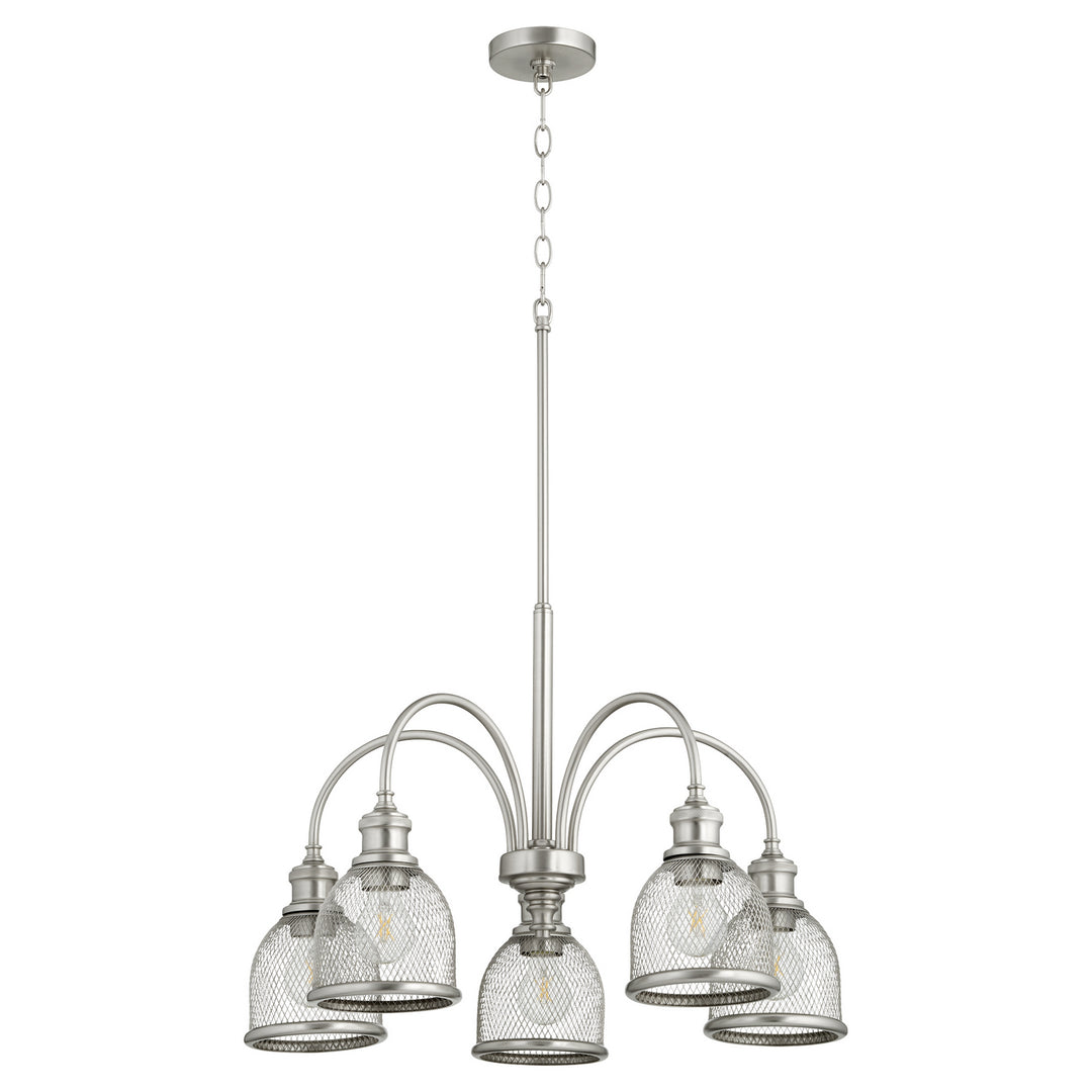 Quorum Omni 6212-5-65 Chandelier Light - Satin Nickel
