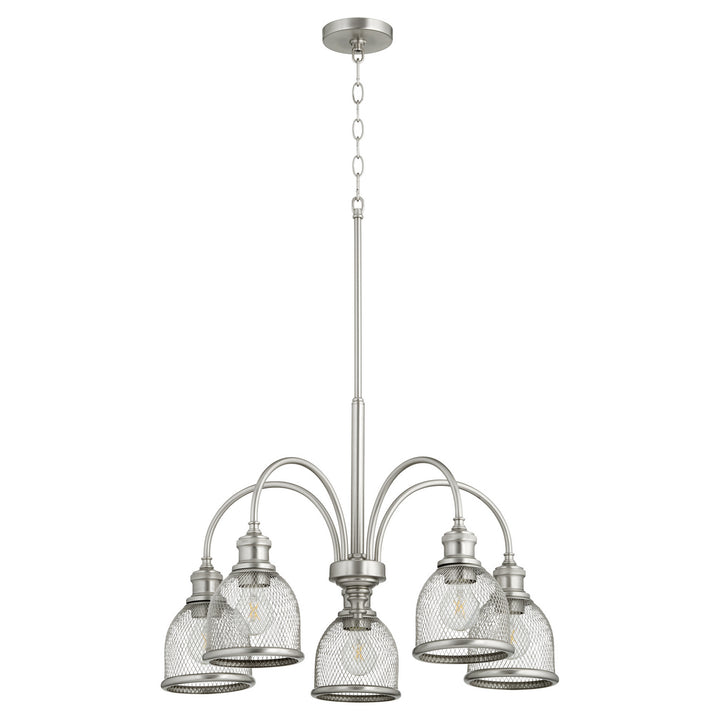 Quorum Omni 6212-5-65 Chandelier Light - Satin Nickel
