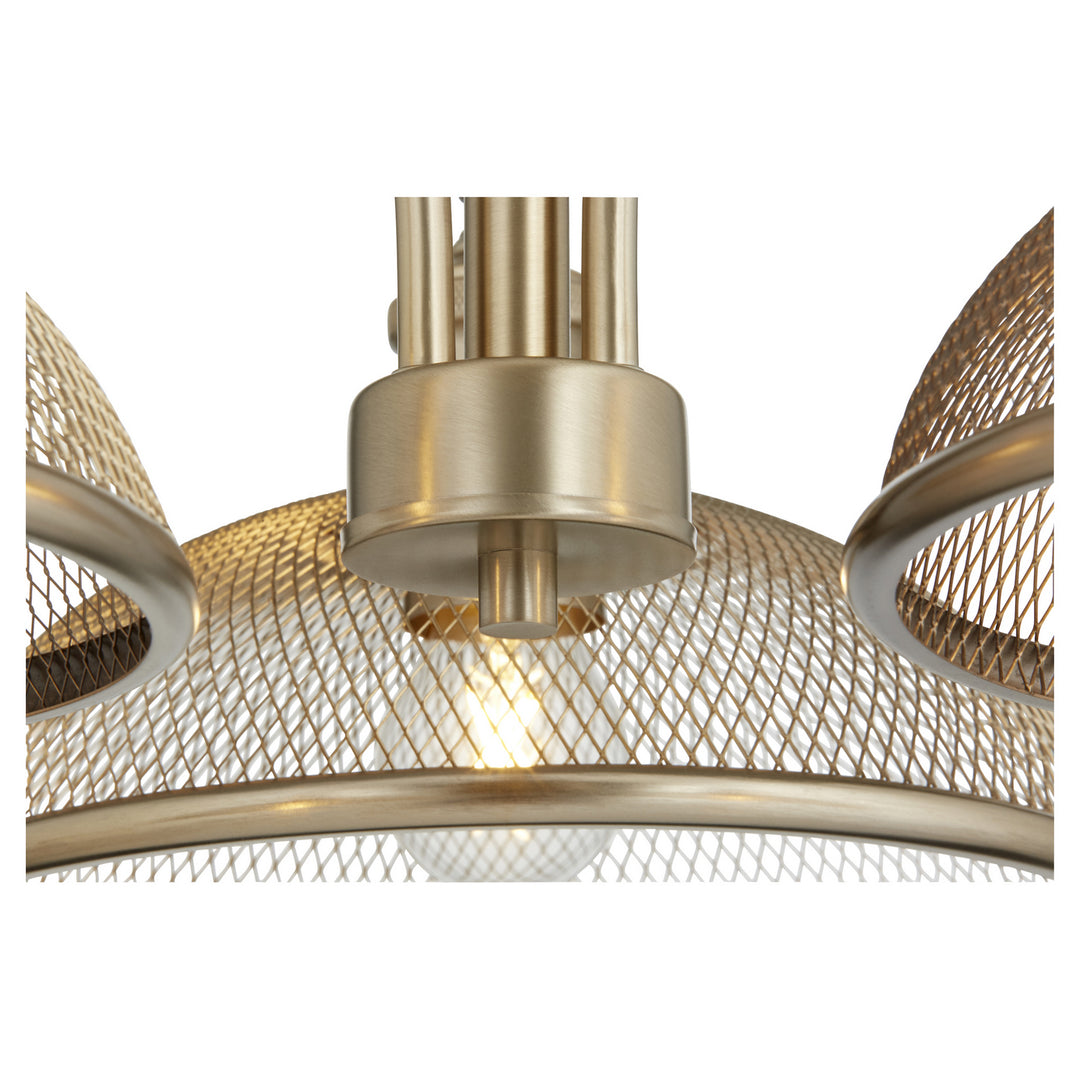 Quorum Omni 6312-3-80 Chandelier Light - Aged Brass