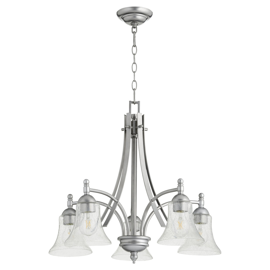 Quorum Aspen 6477-5-64 Chandelier Light - Classic Nickel