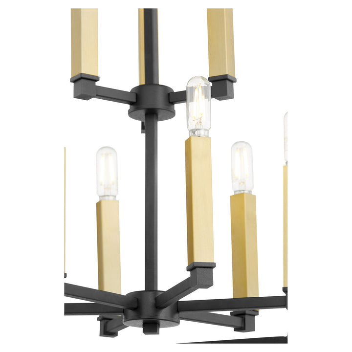 Quorum Manor 6809-9-69 Pendant Light - Textured Black