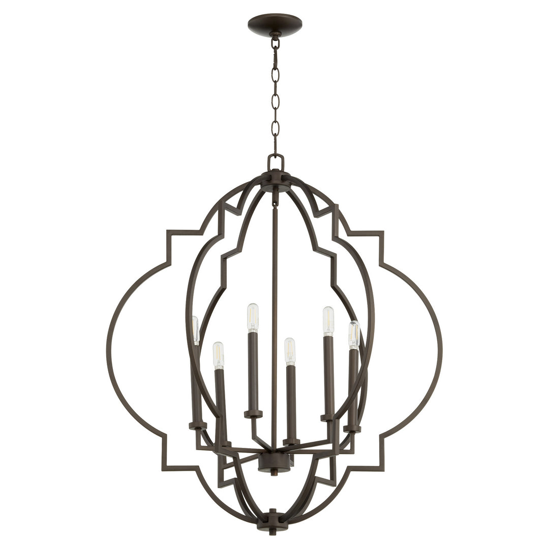 Quorum Dublin 6842-6-86 Pendant Light - Oiled Bronze