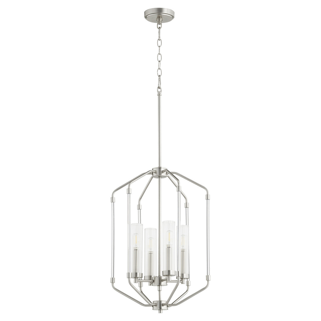 Quorum Citadel 6963-4-65 Pendant Light - Satin Nickel