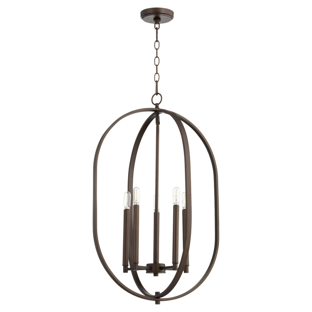 Quorum Collins 8044-4-86 Pendant Light - Oiled Bronze