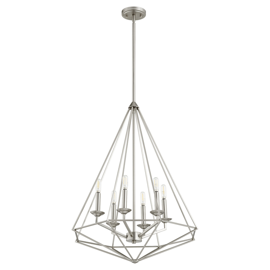 Quorum Bennett 8311-6-65 Pendant Light - Satin Nickel