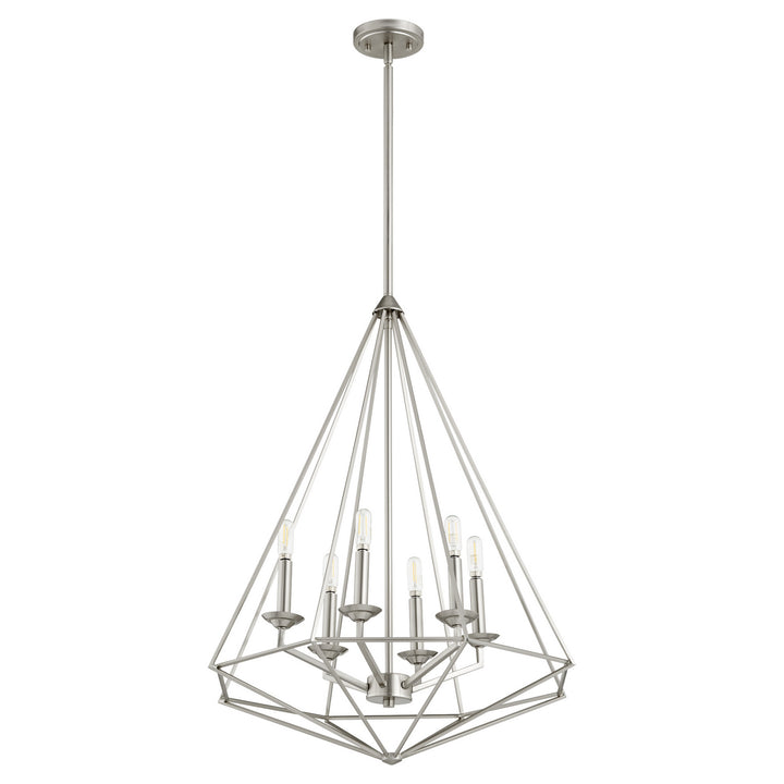 Quorum Bennett 8311-6-65 Pendant Light - Satin Nickel