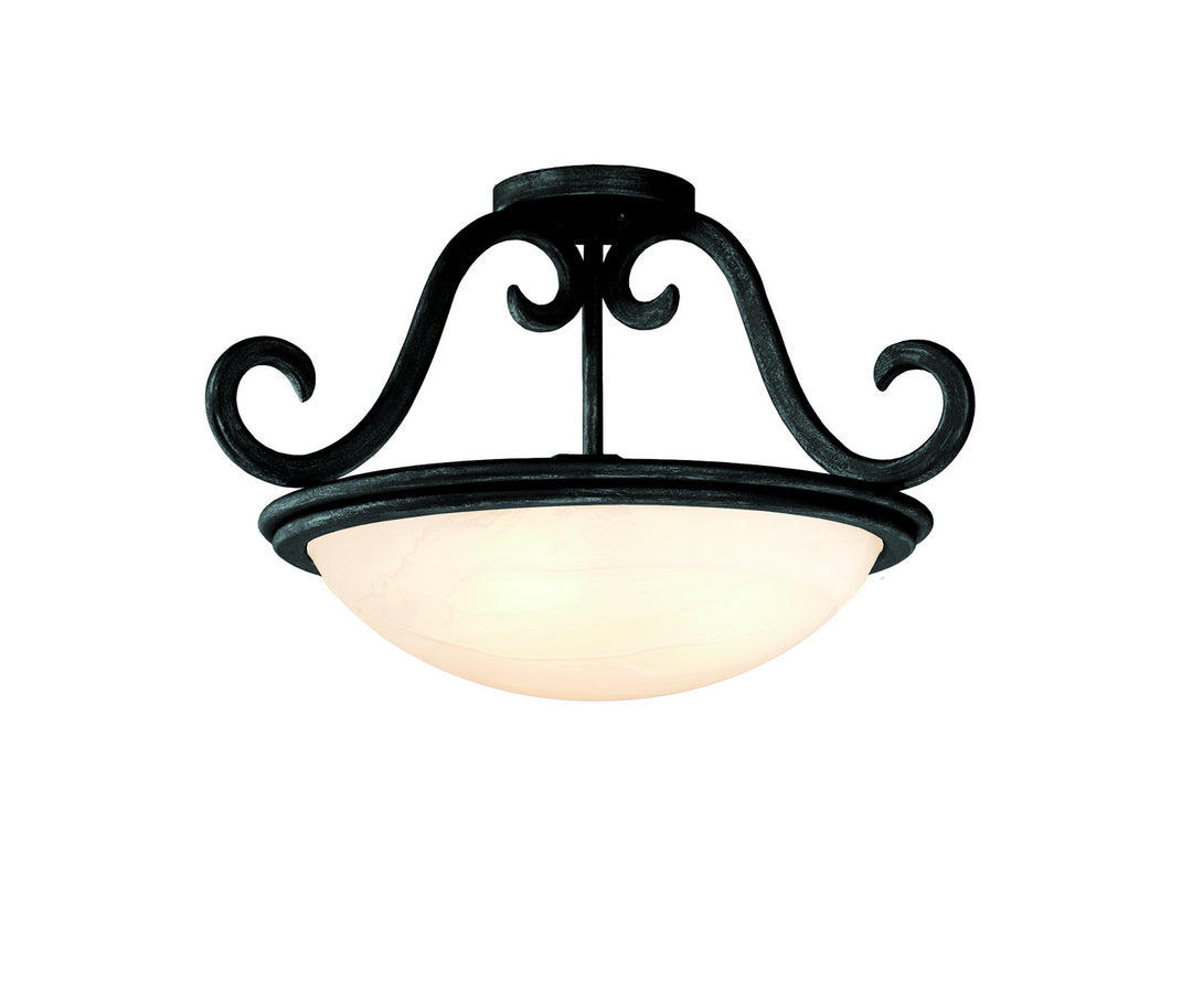 Kalco Santa Barbara 3172TO/ALAB Ceiling Light - Tortoise Shell