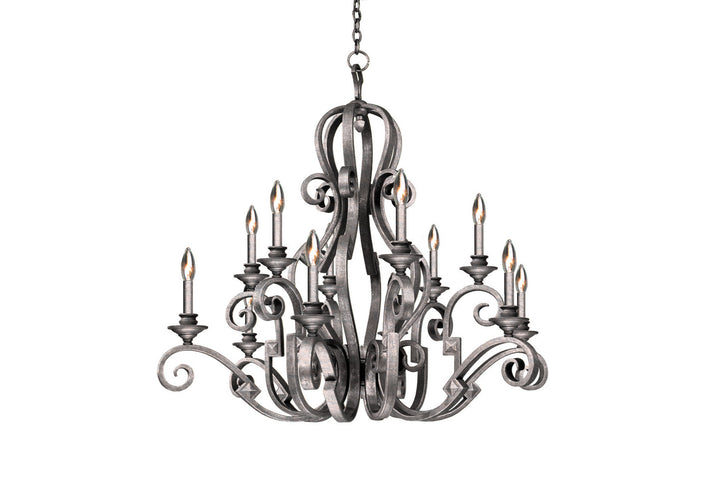 Kalco Ibiza 4032PS Chandelier Light - Pearl Silver