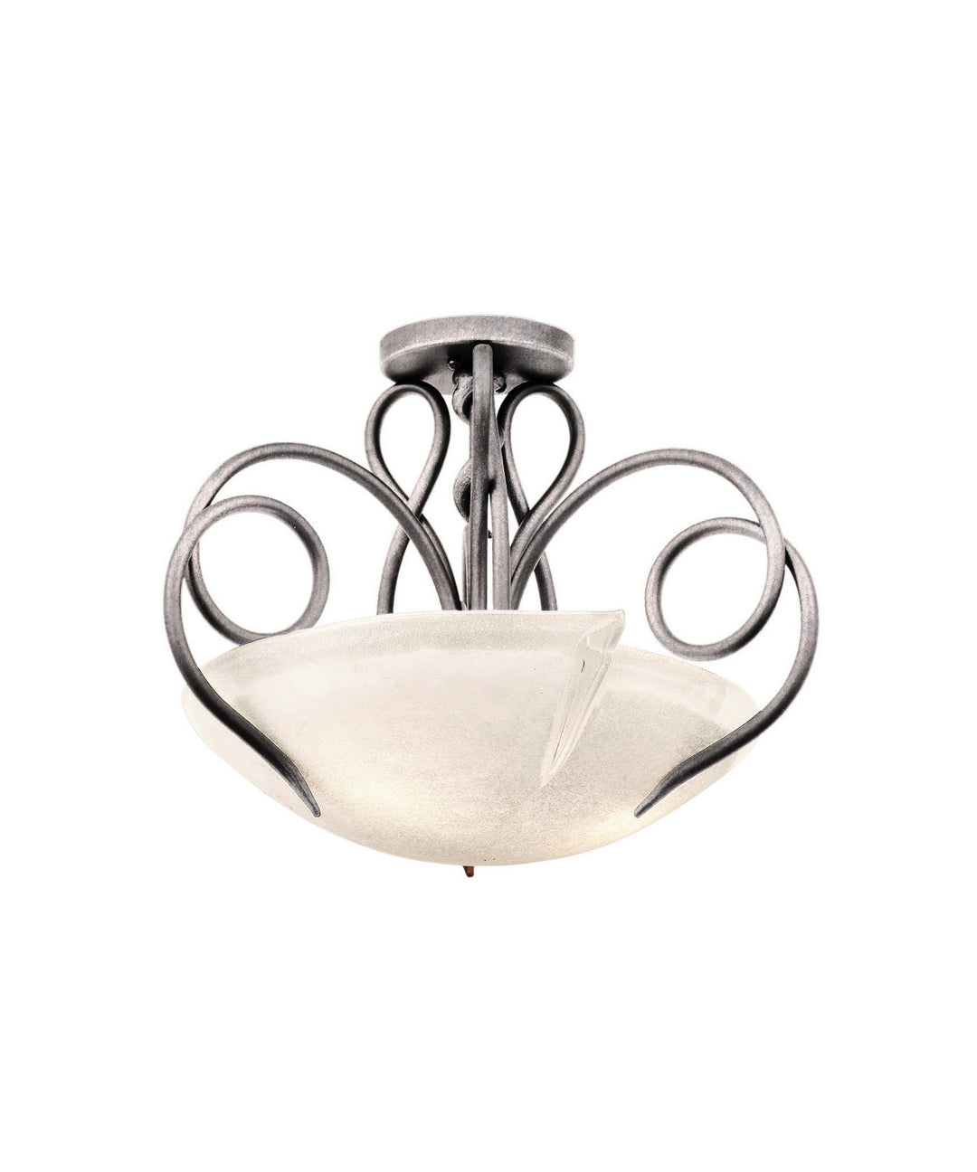 Kalco Tribecca 4288PS/FROST Ceiling Light - Pearl Silver