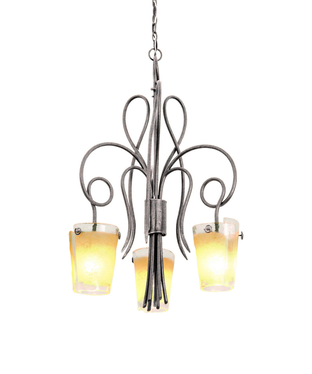 Kalco Tribecca 4298PS/ANTQ Chandelier Light - Pearl Silver