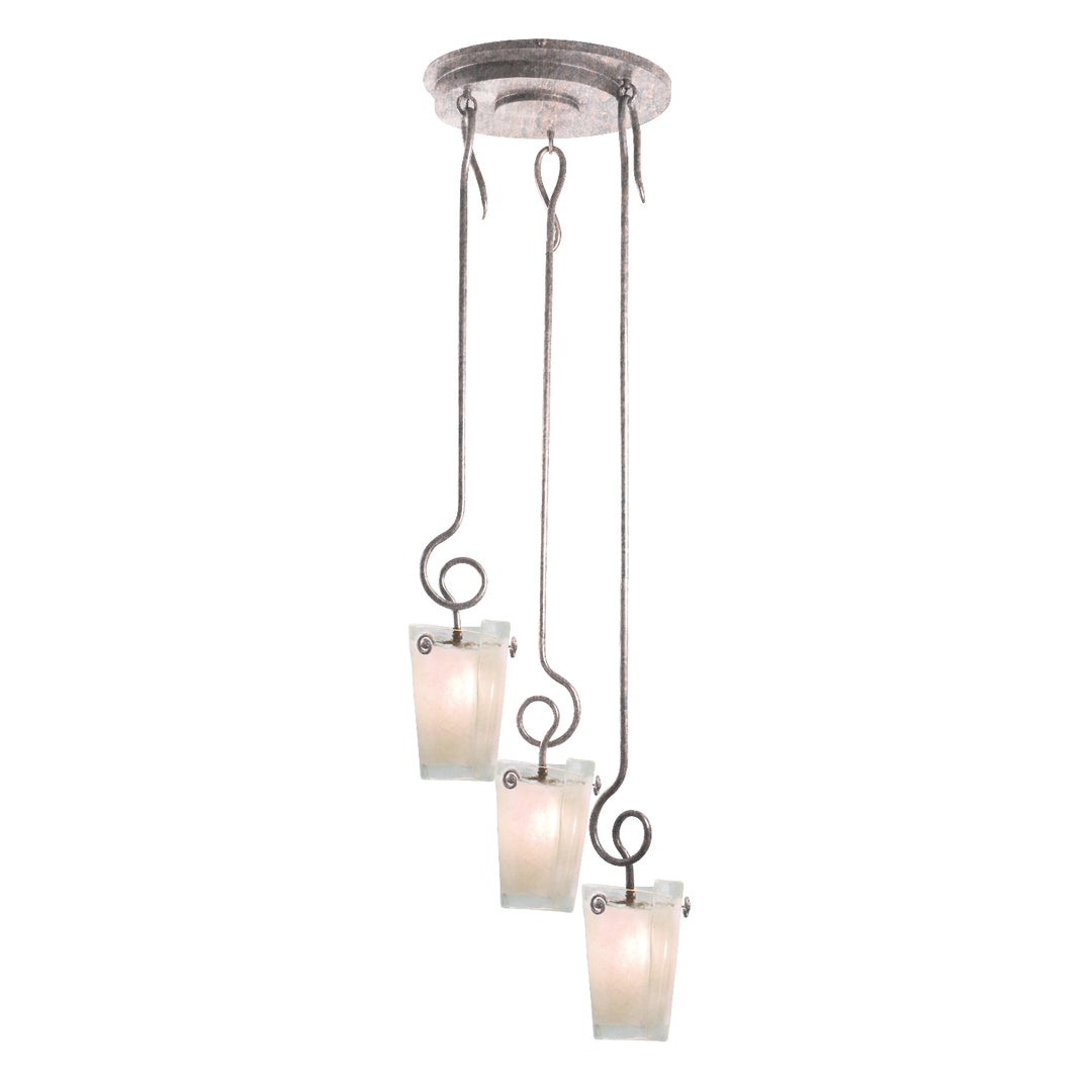 Kalco Tribecca 4302PS/FROST Pendant Light - Pearl Silver