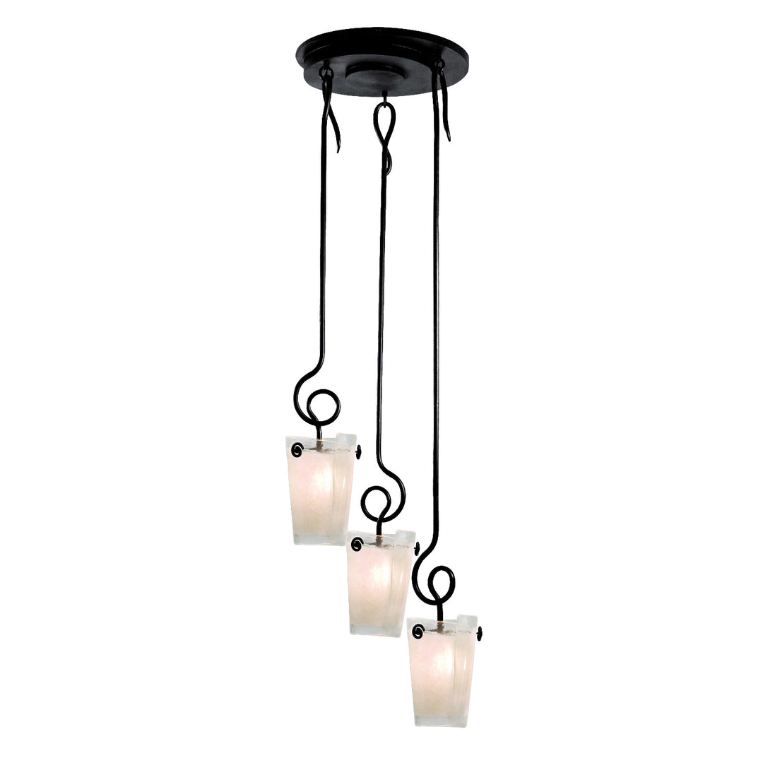 Kalco Tribecca 4302TO/FROST Pendant Light - Tortoise Shell