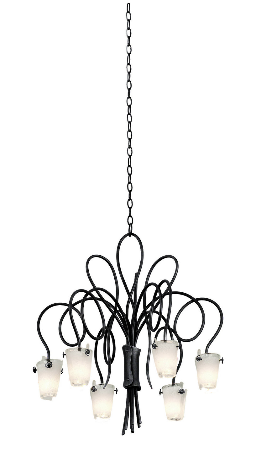 Kalco Tribecca 4308TO/FROST Chandelier Light - Tortoise Shell