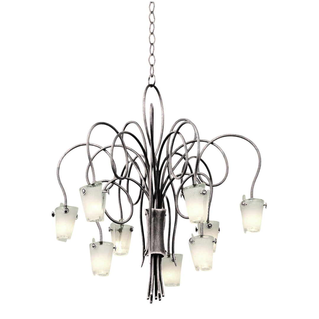 Kalco Tribecca 4309PS/FROST Chandelier Light - Pearl Silver