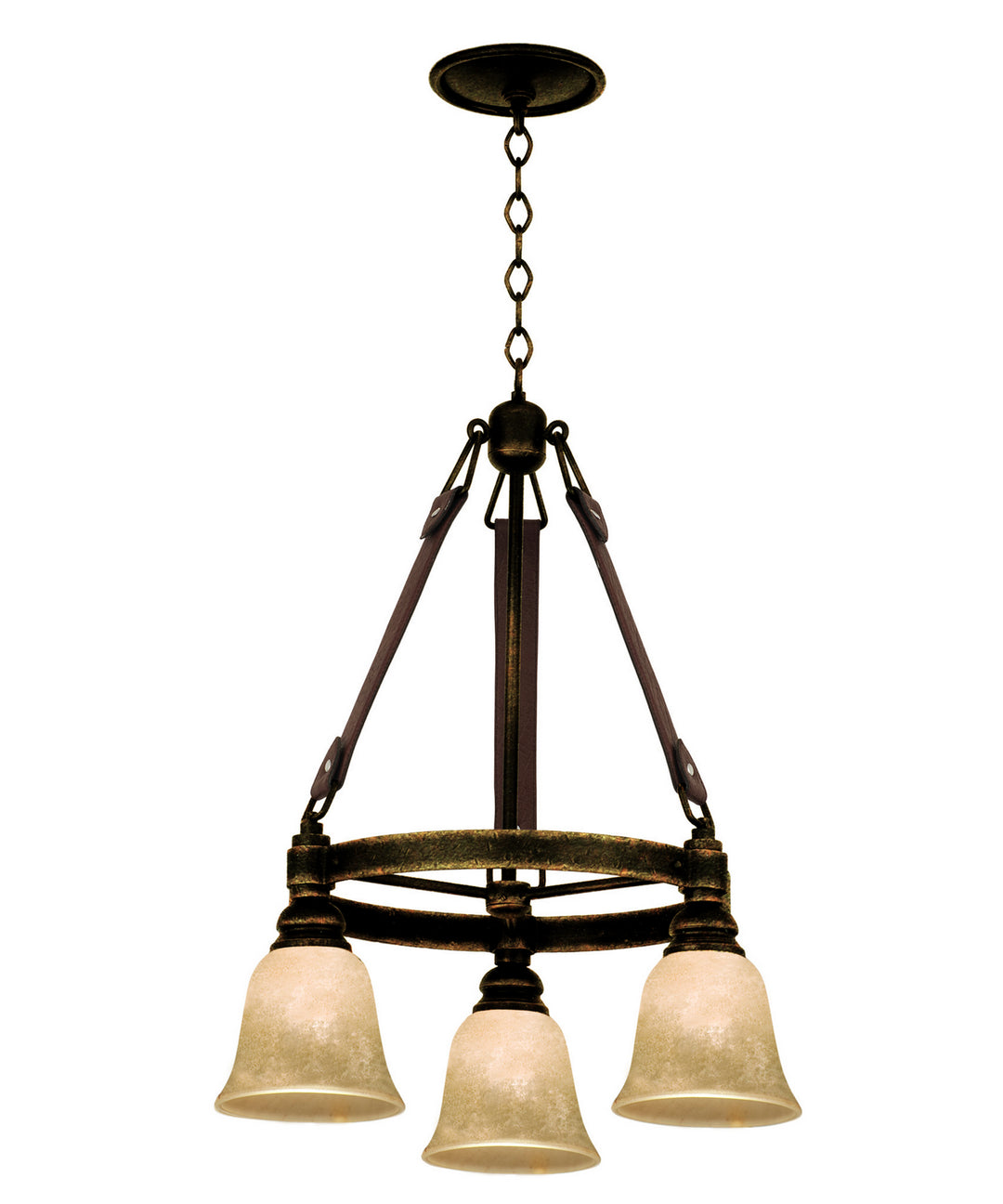 Kalco Rodeo Drive 4633AC/ECRU Chandelier Light - Antique Copper