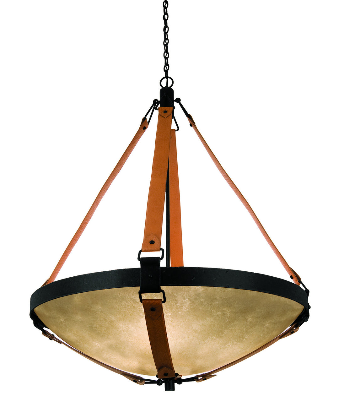 Kalco Rodeo Drive 4636B/ECRU Pendant Light - Black