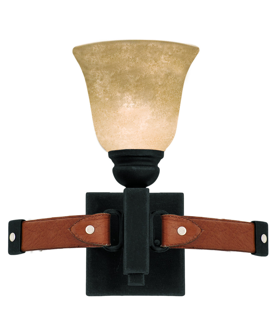 Kalco Rodeo Drive 4641B/ECRU Wall Sconce Light - Black