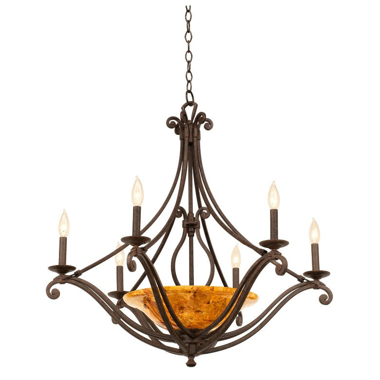 Kalco Somerset 4969TO/PENSH Chandelier Light - Tortoise Shell