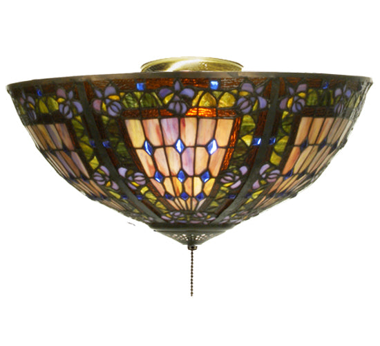 Meyda Tiffany Fleur-De-Lis 97658 Ceiling Light - Earth