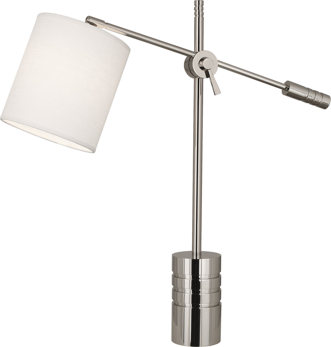 Robert Abbey Lighting S291 Campbell Lamp Polished Nickel