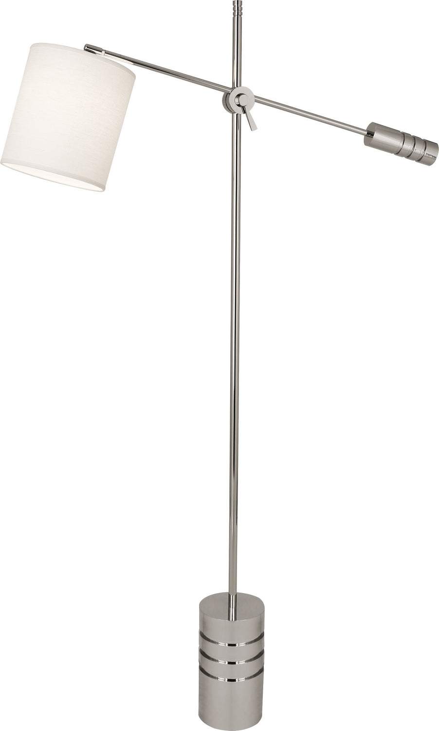 Robert Abbey Lighting S292 Campbell Lamp Polished Nickel