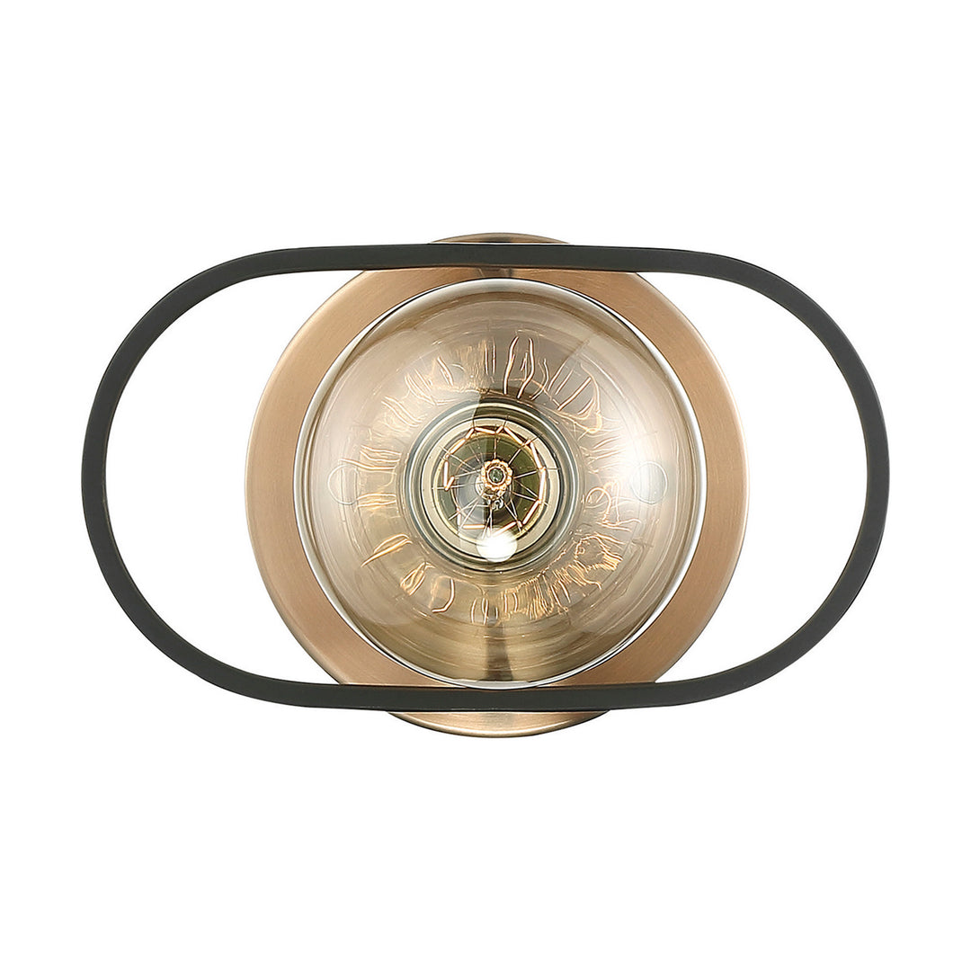 Nuvo Chassis 60-6651 Wall Light - Copper Brushed Brass / Matte Black