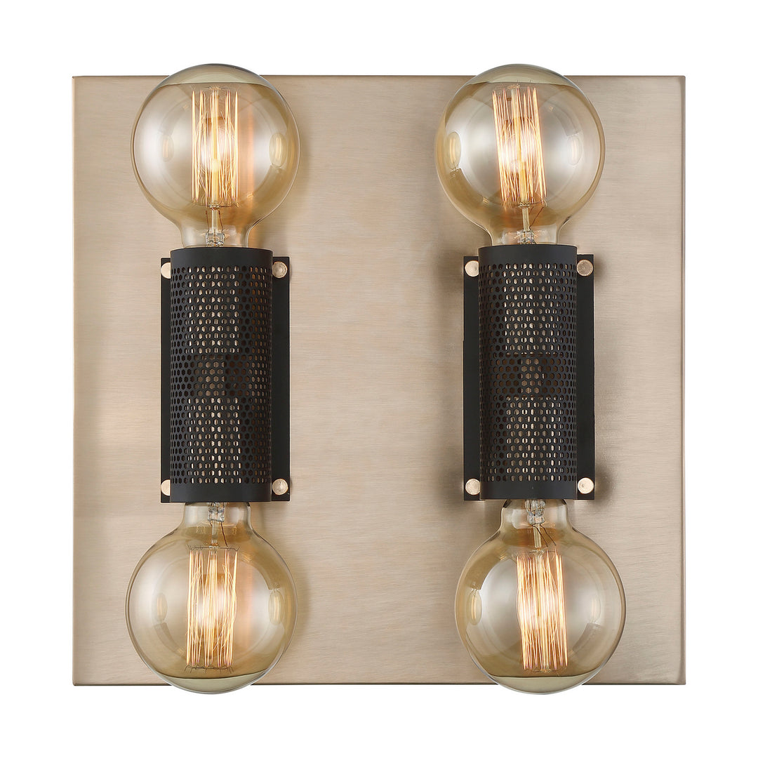 Nuvo Passage 60-6663 Ceiling Light - Copper Brushed Brass / Black