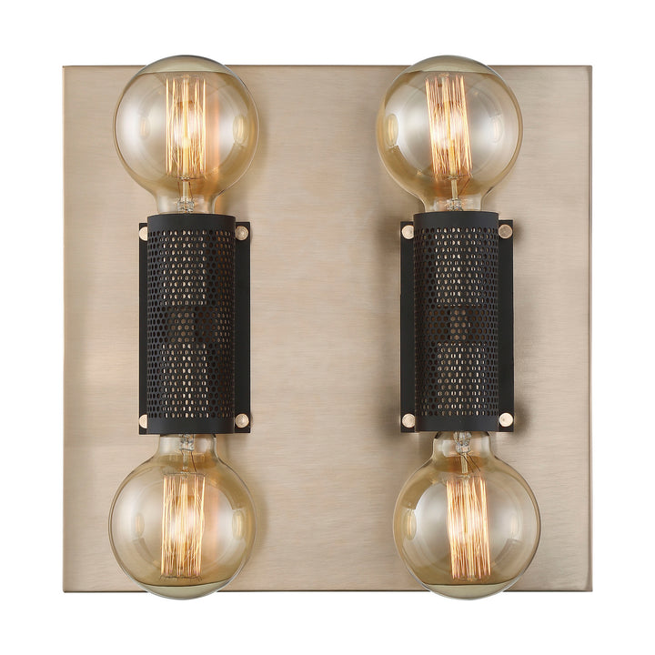 Nuvo Passage 60-6663 Ceiling Light - Copper Brushed Brass / Black