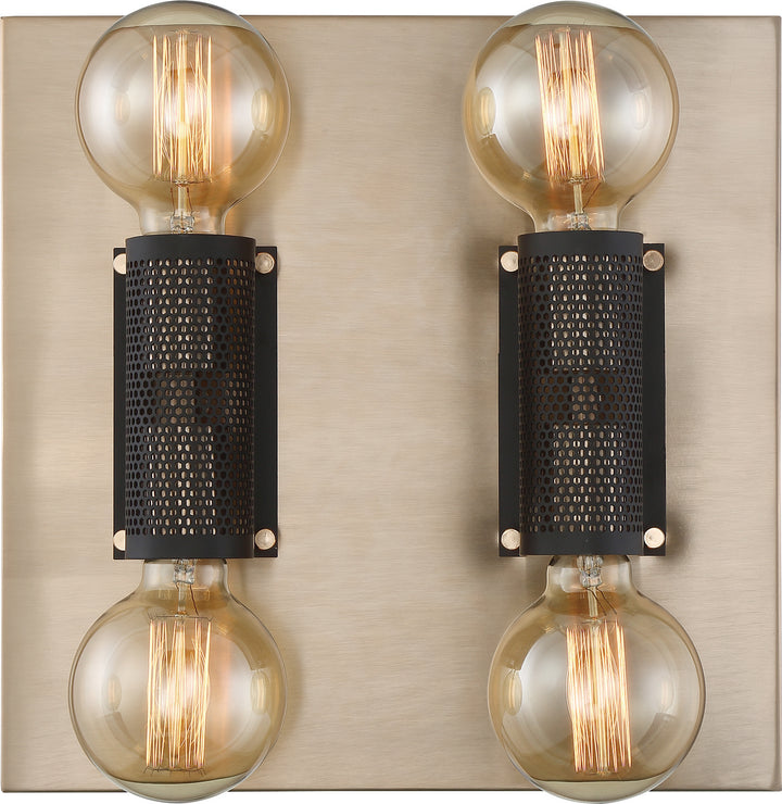 Nuvo Passage 60-6663 Ceiling Light - Copper Brushed Brass / Black