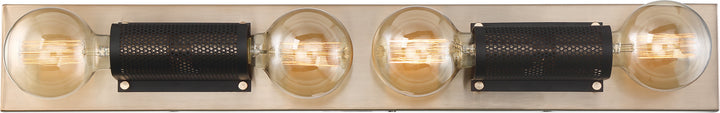 Nuvo Passage 60-6664 Bath Vanity Light 30 in. wide - Copper Brushed Brass / Black