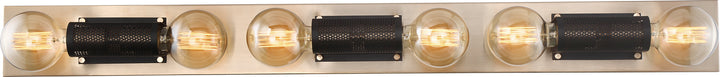 Nuvo Passage 60-6665 Bath Vanity Light 45 in. wide - Copper Brushed Brass / Black