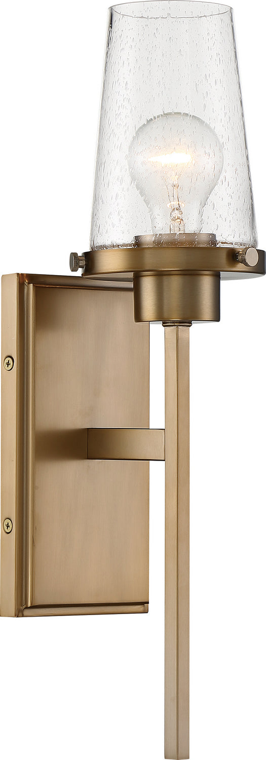 Nuvo Rector 60-6677 Wall Light - Burnished Brass