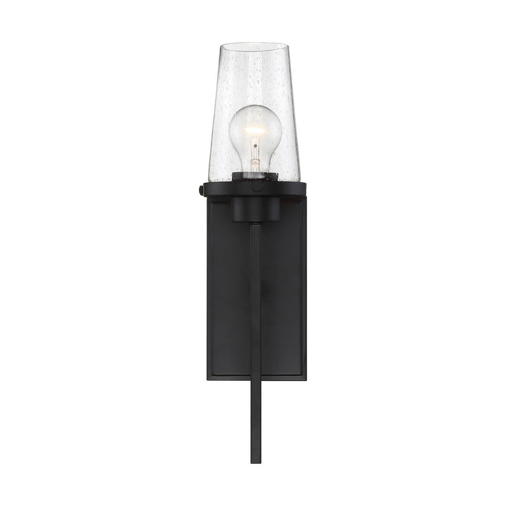 Nuvo Rector 60-6679 Wall Light - Aged Bronze / Clear Seeded