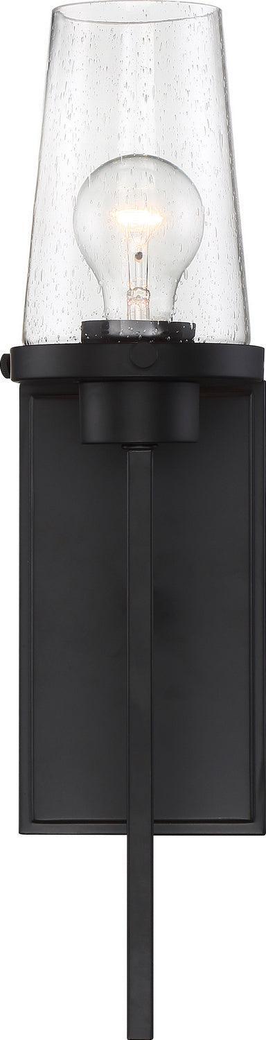 Nuvo Rector 60-6679 Wall Light - Aged Bronze / Clear Seeded
