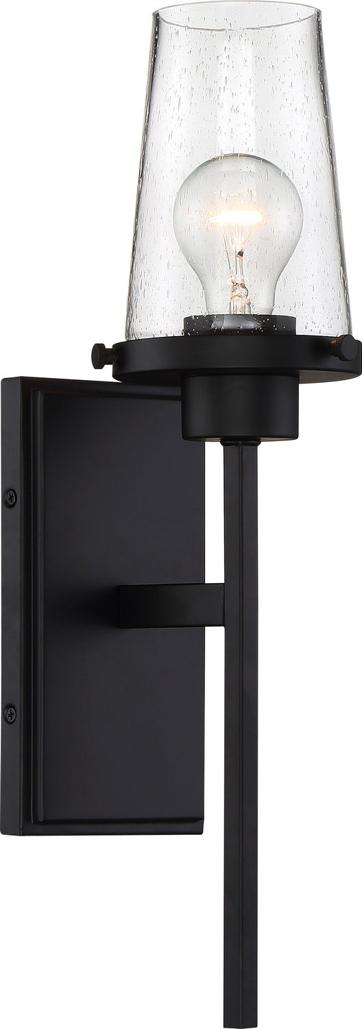 Nuvo Rector 60-6679 Wall Light - Aged Bronze / Clear Seeded