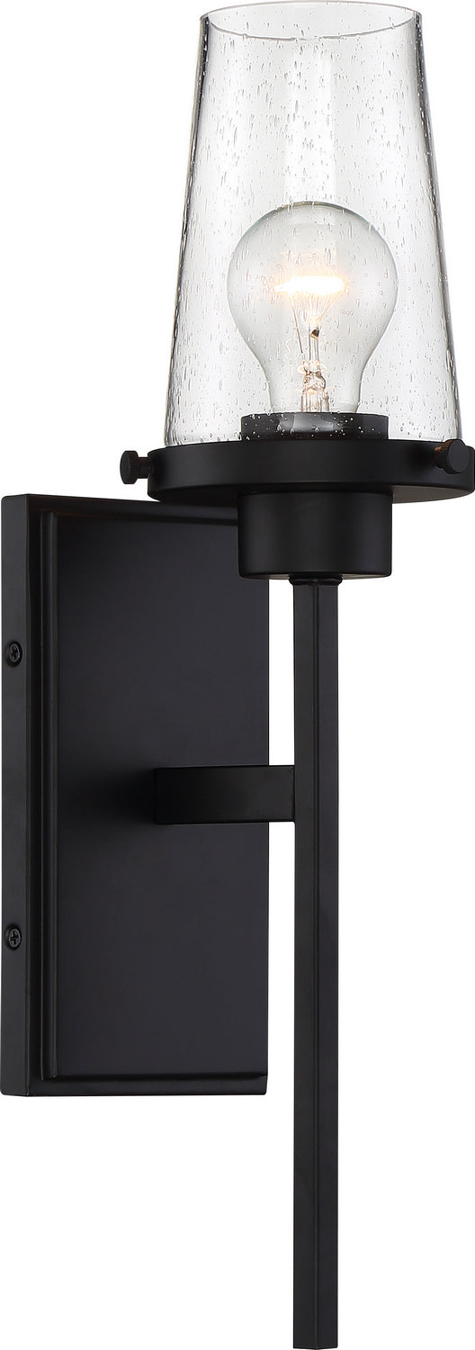 Nuvo Rector 60-6679 Wall Light - Aged Bronze / Clear Seeded