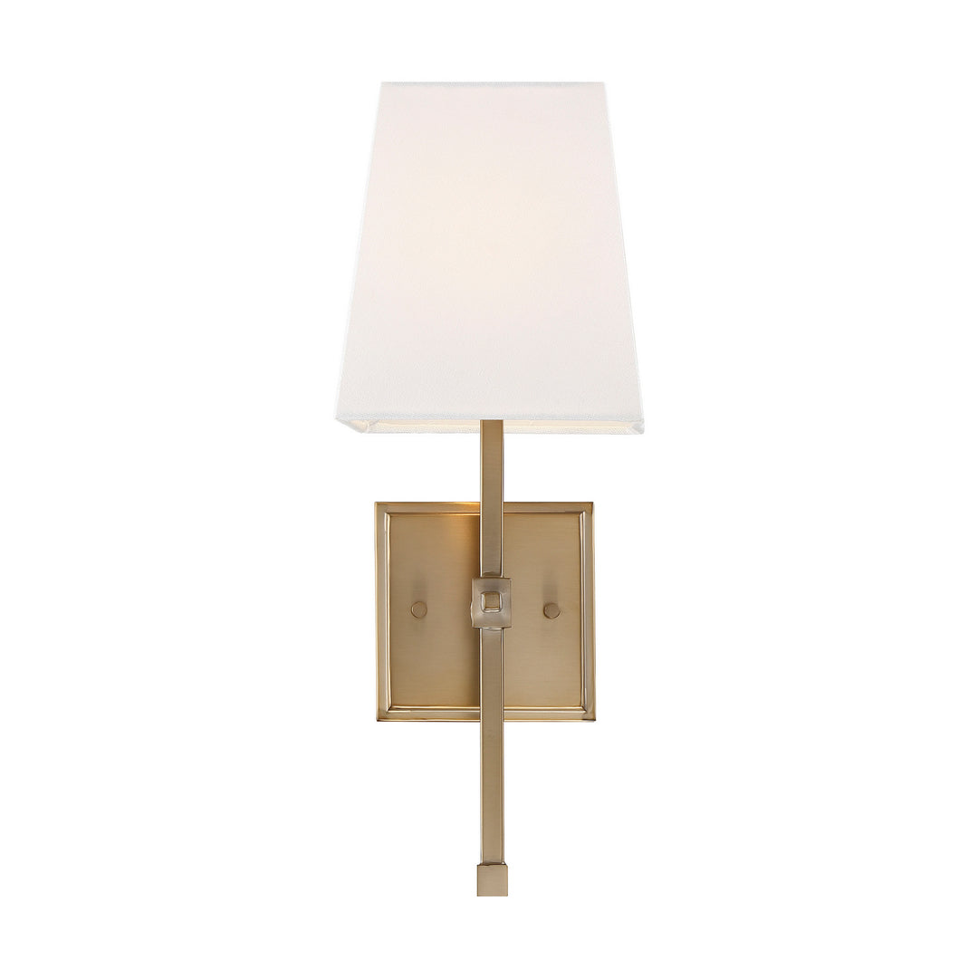 Nuvo Highline 60-6707 Wall Light - Burnished Brass / White
