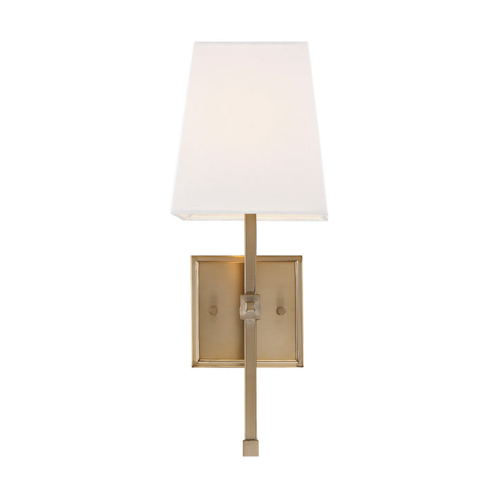 Nuvo Highline 60-6707 Wall Light - Burnished Brass / White